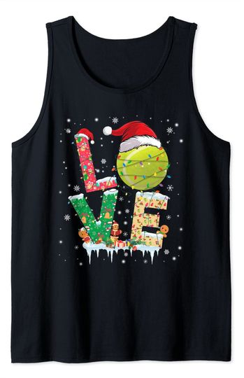 Discover Tennis Christmas Tank Top