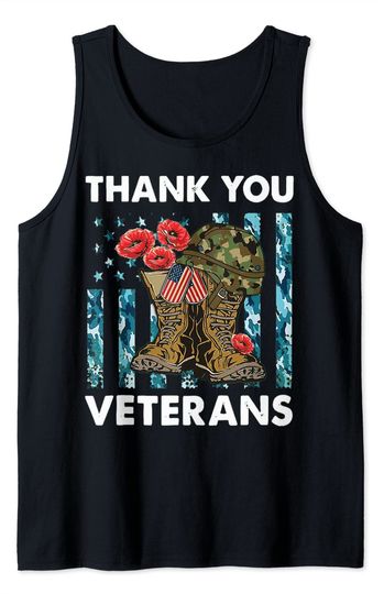 Discover Thank You Veterans Tank Top