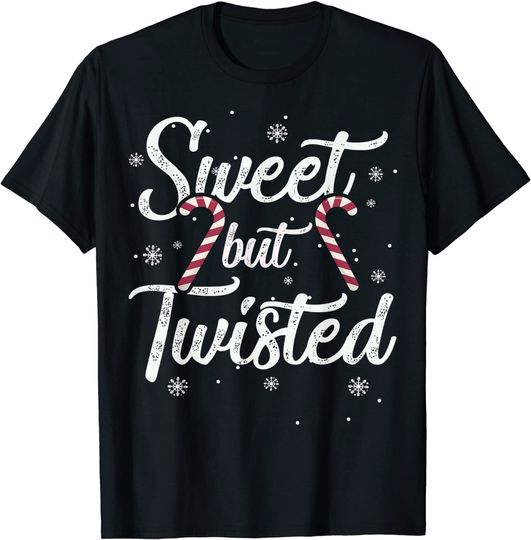 Discover Candy Cane Sweet But Twisted Christmas T-Shirt