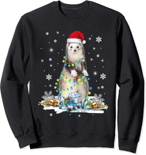 Discover Ferret Christmas Sweatshirt