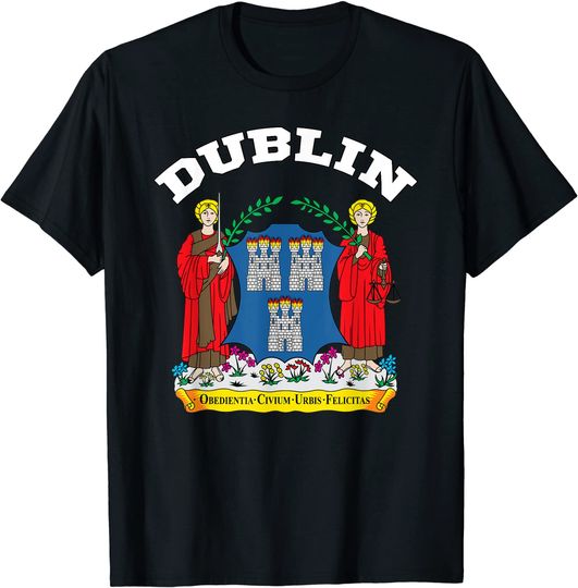 Discover Dublin Sport/Soccer Jersey Tee Flag Football Irish T-Shirt