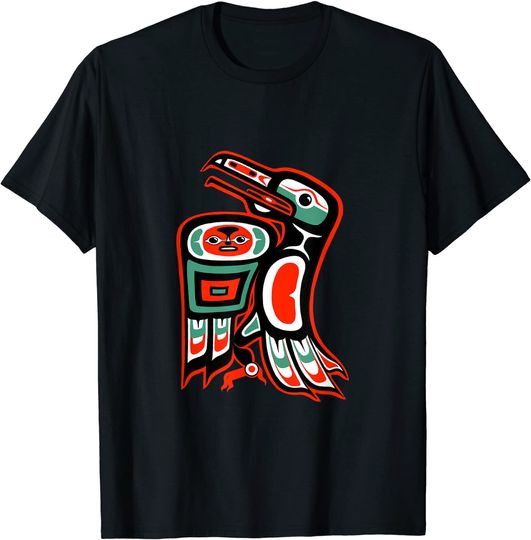 Discover Native American Raven Totem T-Shirt