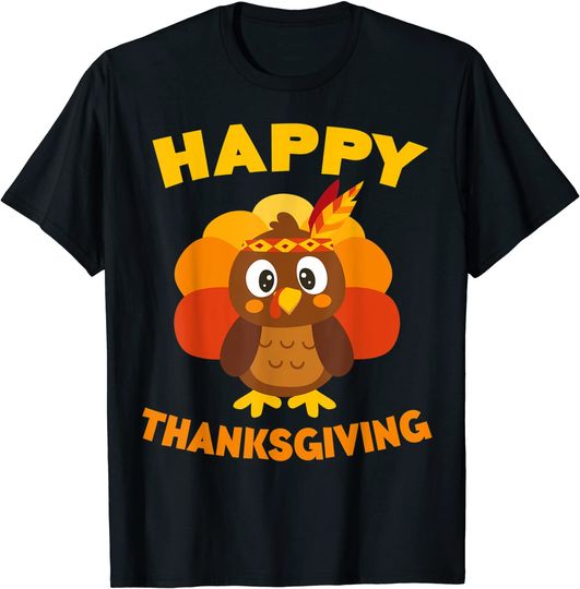 Discover Happy Thanksgiving T-Shirt Turkey Day Shirt T-Shirt