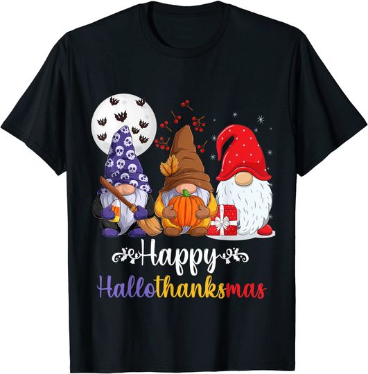 Discover Happy Thanksgiving Gnomes T-Shirt