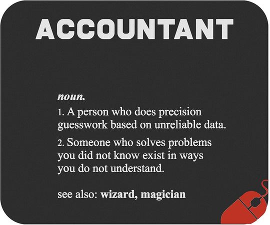 Discover Mousepad Accountants Mouse Pad