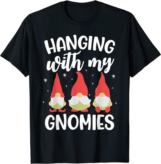 Discover Hanging With My Gnomies Christmas T-Shirt