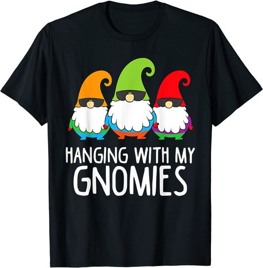 Discover Hanging With My Gnomies Christmas T-Shirt