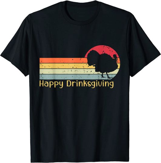 Discover Happy Drinksgiving Dranksgiving Turkey T-Shirt