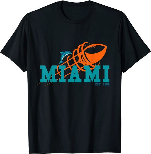 Discover Miami Sports Team Est.1966 Athletic Novelty T-Shirt
