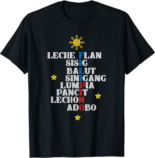 Discover Christmas Parol Filipino Traditional Food T-Shirt