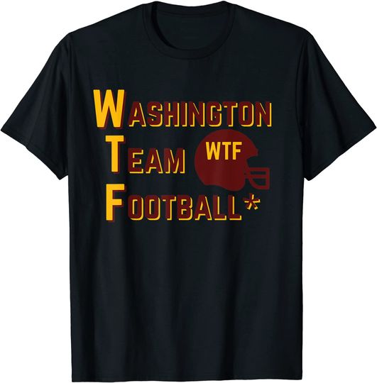 Discover Washington Team Football Helmet Logo For Men and Women T-Shirt