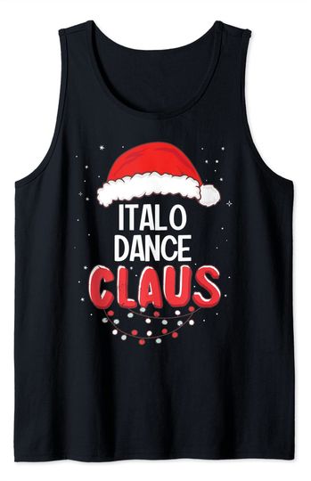 Discover Italo Dance Santa Claus Christmas Matching Costume Tank Top