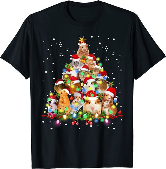 Discover Guinea Pig Christmas Tree Ornament T-Shirt