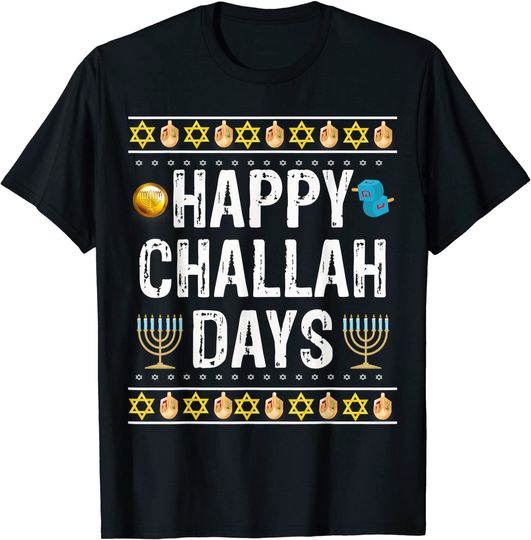 Discover Happy Challah Days Jewish Holiday T-Shirt