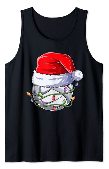 Discover Volleyball Christmas Boy Apparel Santa Tank Top