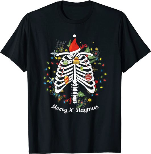 Discover Rad Tech Christmas Puns Merry X-raymas Radiographer T-Shirt