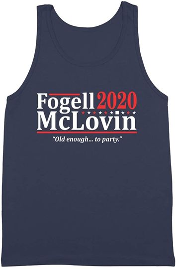 Discover Donkey Tees Fogell McLovin 2024 Election Mens Tank Top