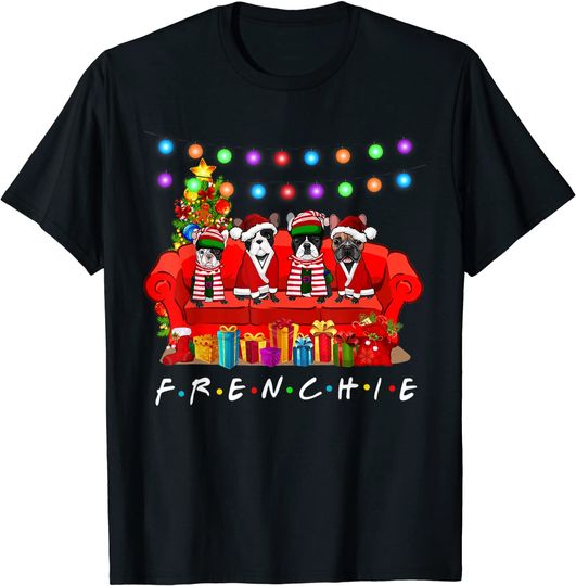 Discover Christmas French Bulldog Friends T-Shirt