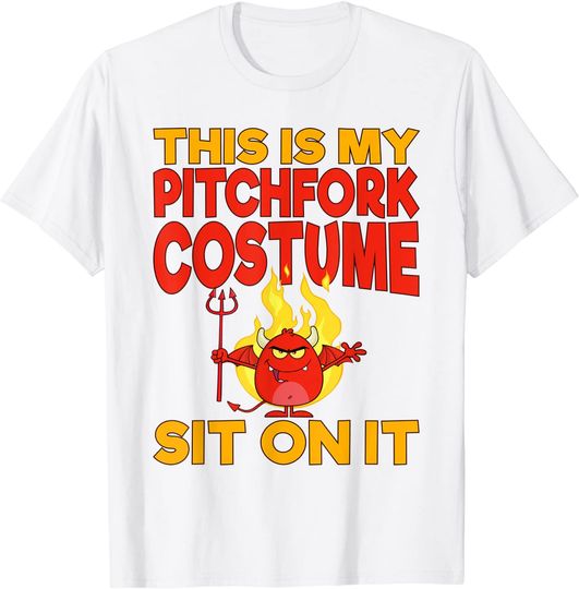 Discover Devil With Pitchfork T-Shirt
