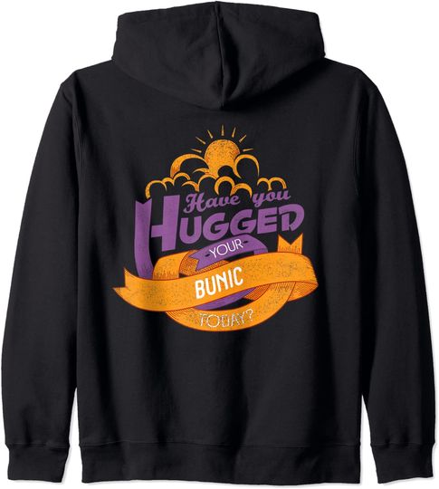 Discover Man In Romanian Hoodie 'Have You Hugged Your Bunic Today' Romanian Grandpa Romania