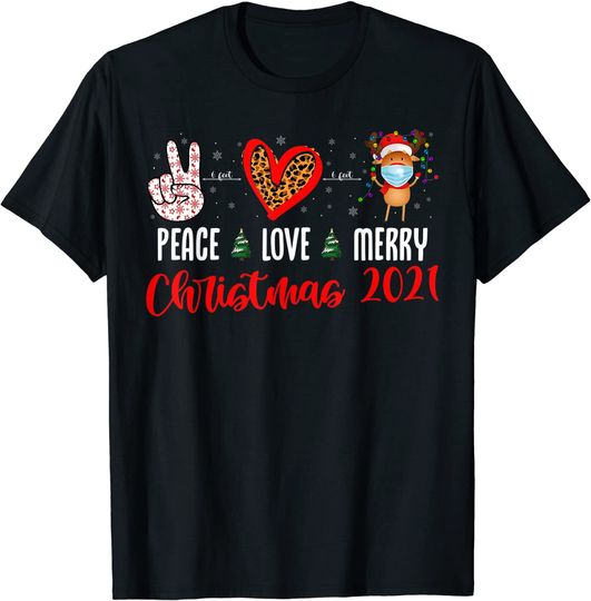 Discover Peace love Merry Christmas T-Shirt