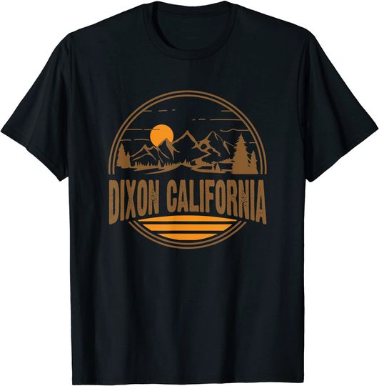 Discover Dixon T-shirt California Mountain Hiking Souvenir Print
