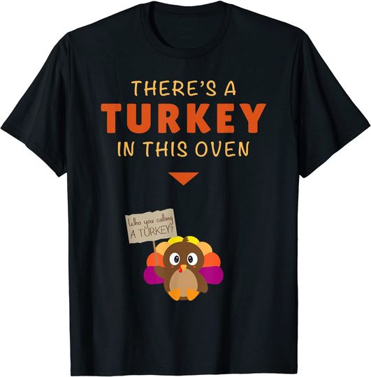Discover Thanksgiving Pregnancy Announcement T-Shirt