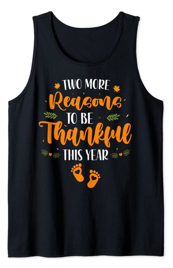 Discover Thanksgiving Pregnancy Announcement Tank Top