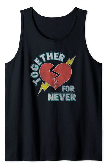 Discover Black Broken Heart Tank Top Trendy Together For Never Broken Heart