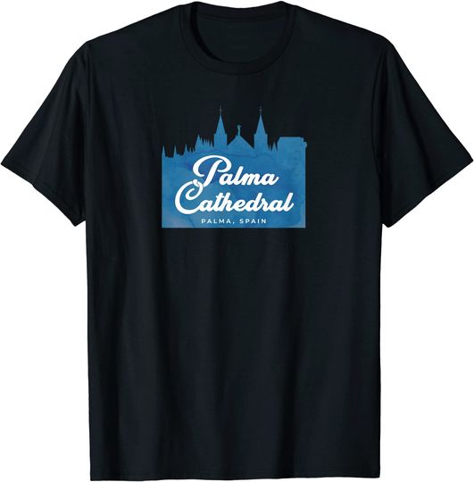 T-Shirt Para Homem Mulher Criança Catedral de Palma de Maiorca