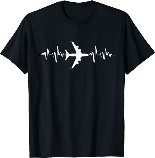 Latido do Avião T-Shirt  Hospedeira De Bordo