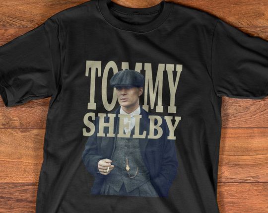 Tommy Shelby P.e.a.k.y B.l.i.n.d.e.r.s | T-shirt para Homem e Mulher