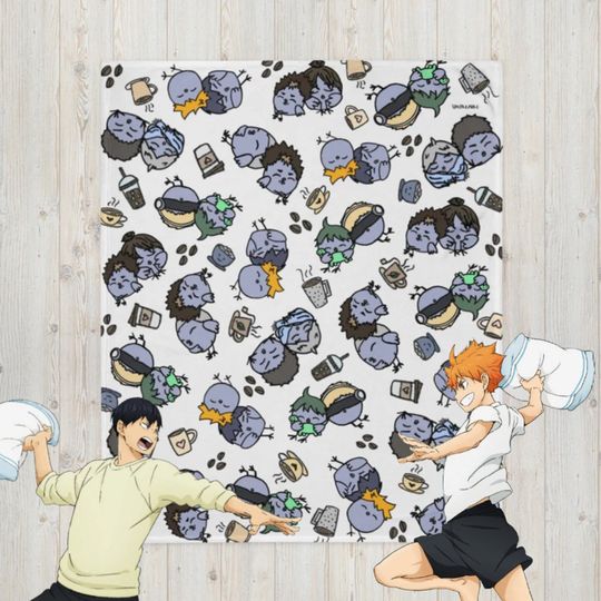 Manta De Anime Japonesa Karasuno Haikyuu