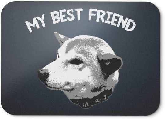 Mouse Pads Shiba Inu Minha Melhor Amigo