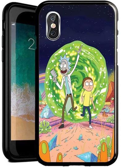 Capas para Telemóvel Iphone Planeta de Rick e Morty