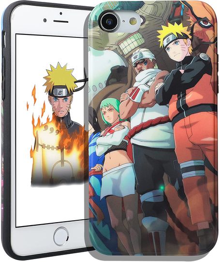 Capa de Telemóvel Iphone Design com Estampa de Olhos de Personagens de Anime