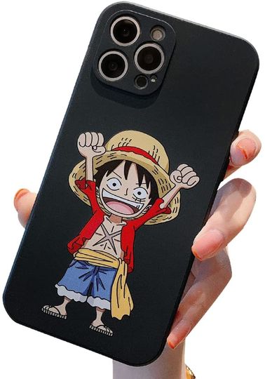 Capa de Telemóvel Iphone com Estampa de One Piece Anime Japonês