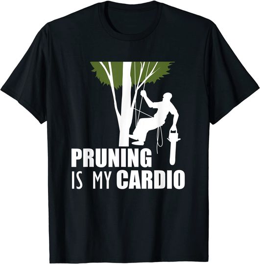 A Poda É Divertida Para Exercícios AeróbicosT-Shirt Camiseta Manga Curta Tesoura De Poda