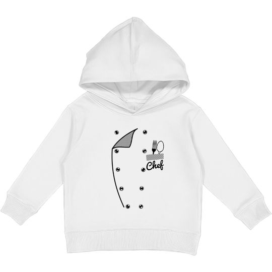 Discover Funny Chef Costume Jacket Kids Pullover Hoodie