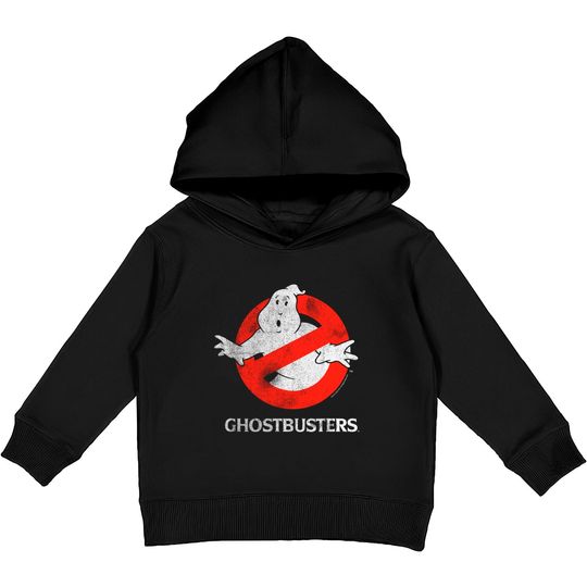 Discover Ghostbusters Vintage Ghost Logo Kids Pullover Hoodie