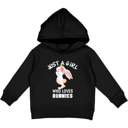 Discover Just A Girl Who Loves Bunnies Rabbit Anime Kids Pullover Hoodie