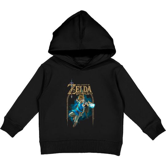 Discover Zelda Breath Of The Wild Link Arch Kids Pullover Hoodie