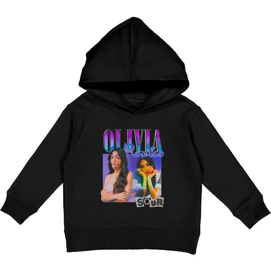 Discover Olivias Rodrigos Sour Vintage Kids Pullover Hoodie