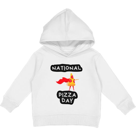 Discover National Pizza Day Classic Kids Pullover Hoodie