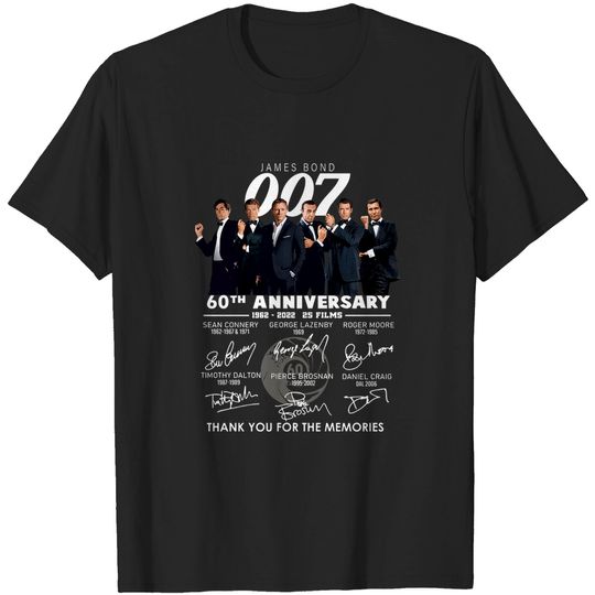 Discover James Bond Anniversary T-Shirts