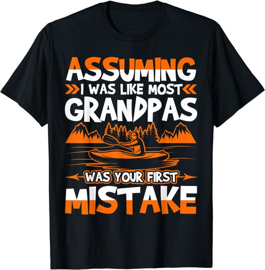 Discover Kayaking Meme T-shirt Grandpa