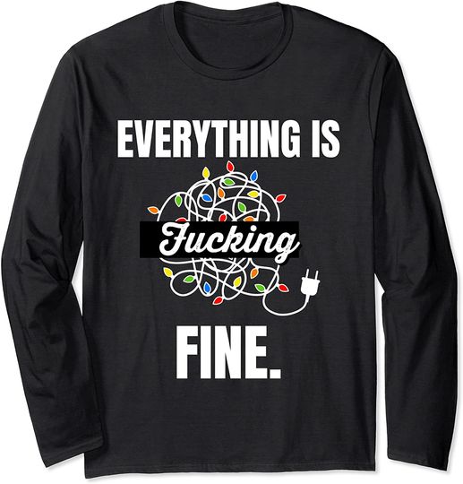 Discover Humorous Christmas Gag Tee Long Sleeve