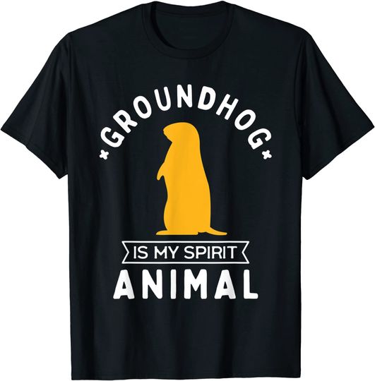 Discover Groundhog is my Spirit Animal - Funny Woodchuck T-Shirt