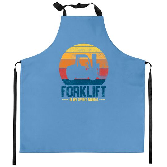 Discover Forklift Vintage Kitchen Apron