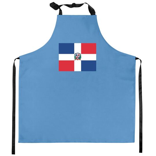 Discover Aifris Dominican Republic Flag Cotton Kitchen Apron